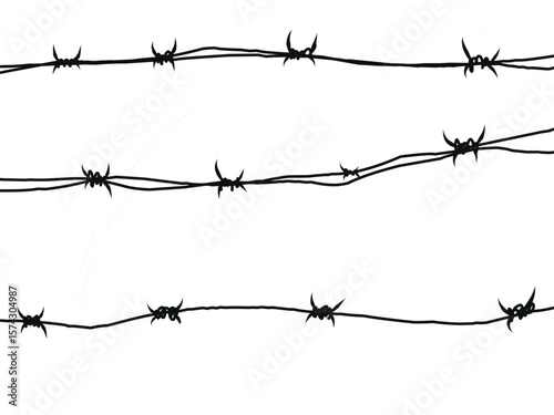 barbed wire illustration.eps