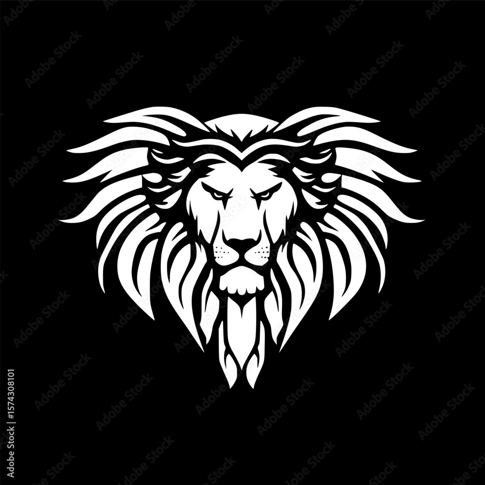 Obraz premium Lion - High Quality Vector Logo - Vector illustration ideal for T-shirt graphic