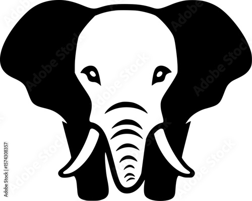 Elephant - High Quality Vector Logo - Vector illustration ideal for T-shirt graphic