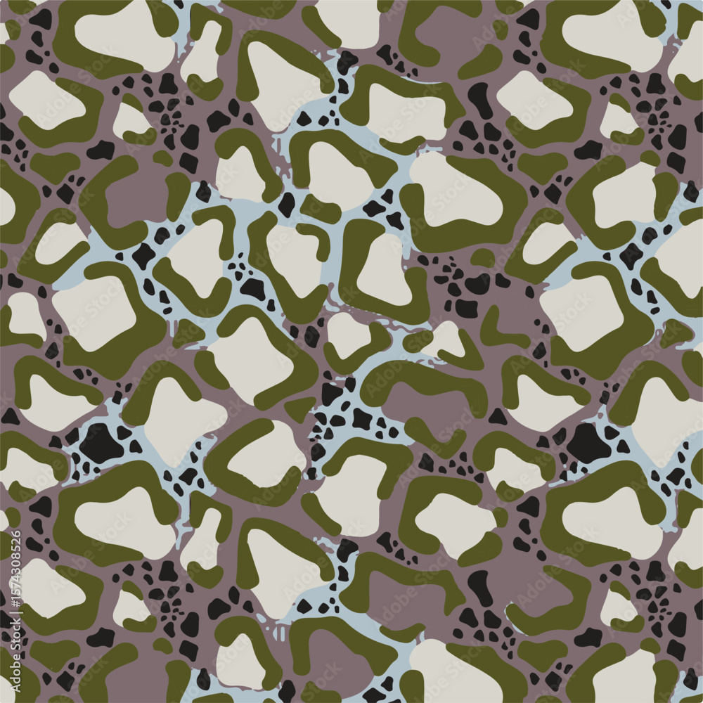 Naklejka premium Animal skin pattern seamless. Design for fabric, wallpaper, wrapping, background.Animal skin pattern seamless. Design for fabric, wallpaper, wrapping, background.