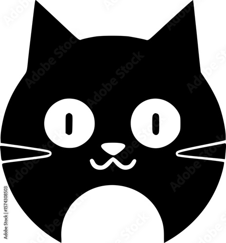 Cat - High Quality Vector Logo - Vector illustration ideal for T-shirt graphic