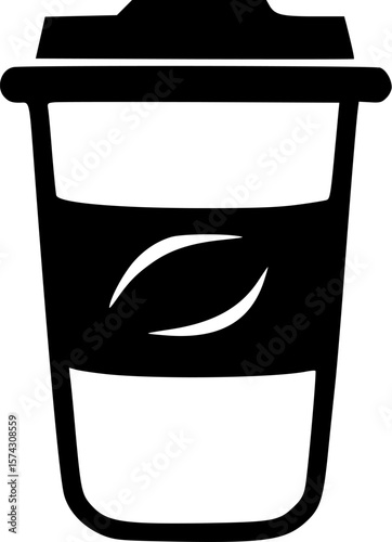Coffee | Black and White Vector illustration