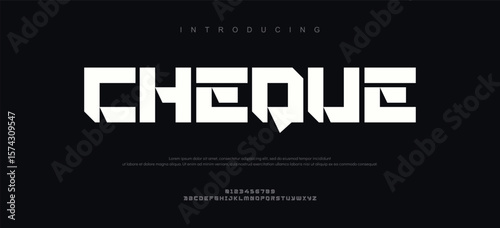 minimalist alphabet typeface display font vector. Luxury typography style alphabet illustration with numeral and lowercase