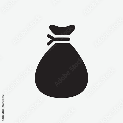High-quality garbage bags vector silhouette set. Perfect for recycling, trash icons, waste bag clipart, and eco projects. Download and use in any design.