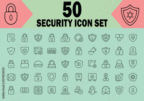 Modern security icon featuring a shield and lock ideal for digital safety and protection concepts