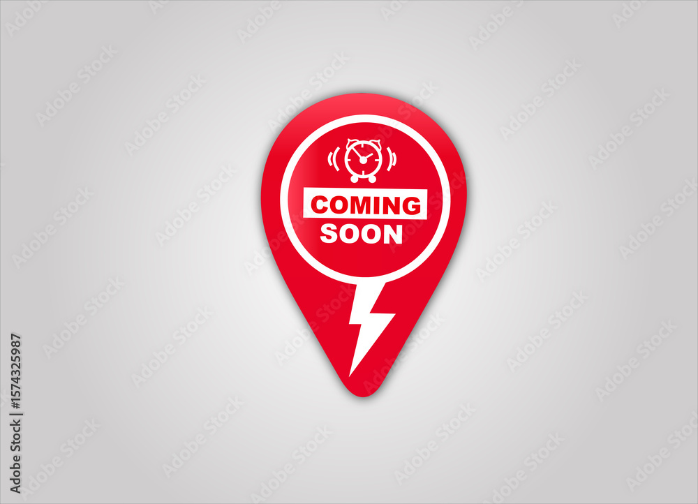Coming Soon Sale banner red flat business banner and Poster design Coming Soon Sale banner red flat business banner and Poster design