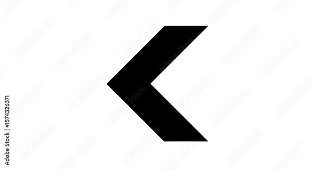 Left Arrow Symbol isolated on a transparent background Left Arrow Symbol isolated on a transparent background