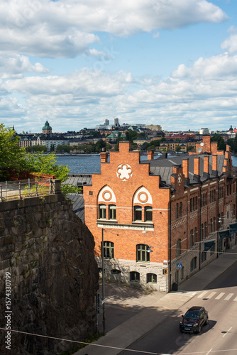 Photography the old building in Stockholm