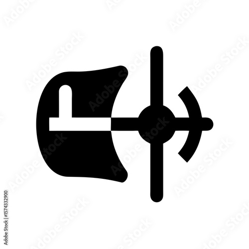 Minimalist quantum bit silhouette with transparency representing advanced technology