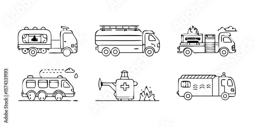 Cartoon Dog Character Illustration for Public Service or Municipal Transport Line Design on Transparent Background This cartoon dog character illustration perfect public service municipal transport