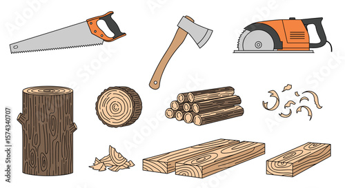 Essential Woodworking Tools and Materials for Crafting and Building Projects From Raw Lumber to Finished Pieces
