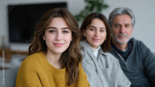 Wallpaper Mural Cozy Arabic Family Movie Night on the Couch Torontodigital.ca