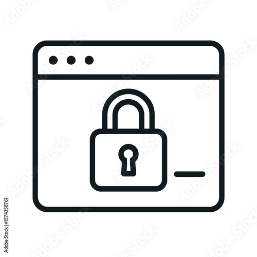 HTTPS Padlock in Browser Icon