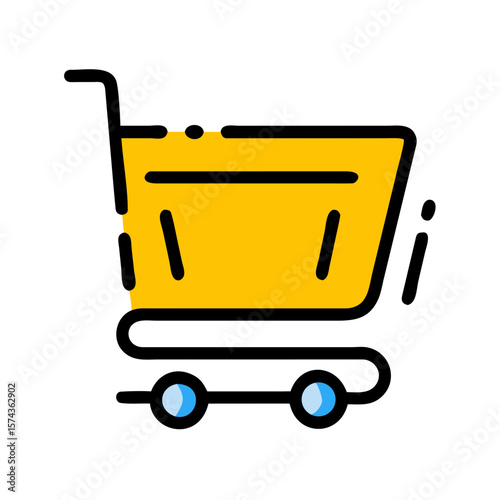 Cart vector image