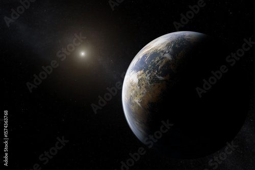 L'exoplanète habitable Kepler-538b.