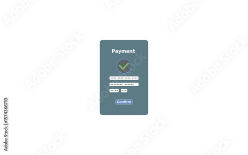 High quality illustration vector file smart phone-based e-payment in the digital banking and e-business environment. Represents mobile transactions, card payments with a transparent background.