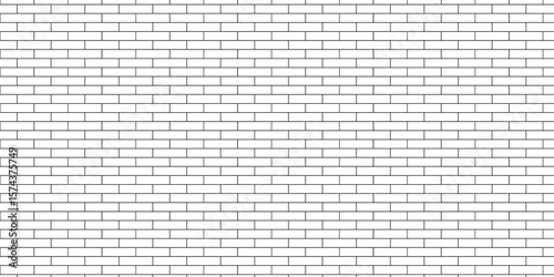Empty stucco masonry pavement floor and wall limestone brickwork concrete texture. Urban white, black line cement rough row wallpaper abstract background.	