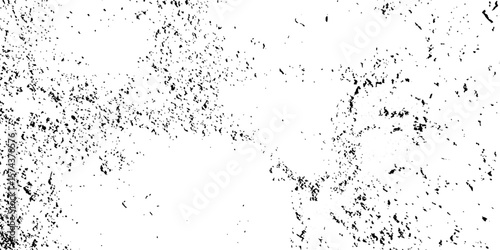 Scratch cracked vintage dusty Splat background. Grunge wall and black and white Dark noise granules Black grainy texture isolated on white background.	
