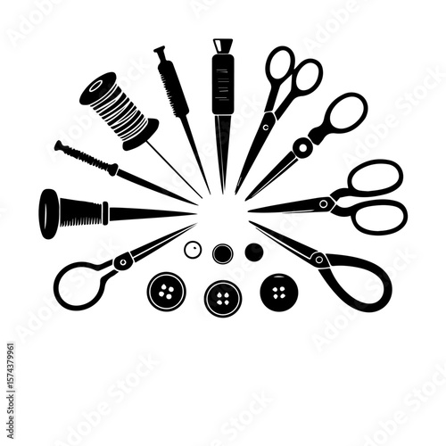  handcraft tool silhouettes
