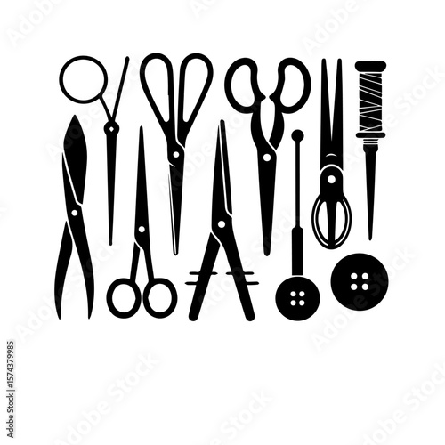  handcraft tool silhouettes