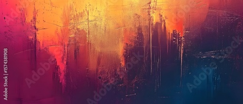 Scratches, light lines, dark grunge look.