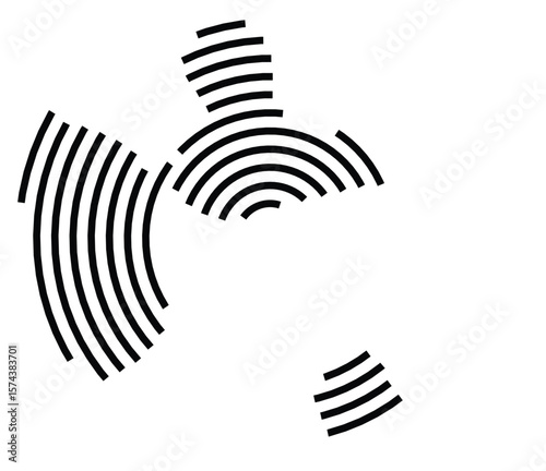 Symbol Map of the Overseas department Guadeloupe (France) showing the territory with a black spiral line