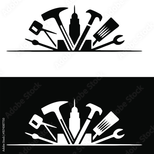 set of construction tools