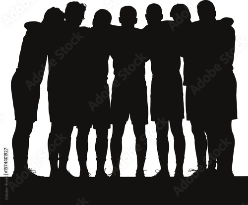 Team unity huddle sports athletes