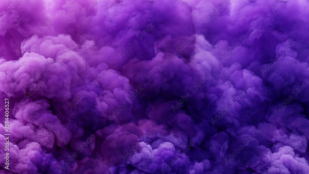 Fototapeta premium Purple abstract background with soft cloud texture and watercolor effect