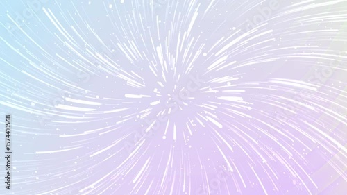Abstract Light Streaks on Pastel Gradient Background Video with Motion Blur Effect