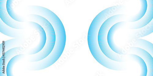Minimal Blue Wave Pattern Vector – Soft Gradient Abstract Ripple Design.