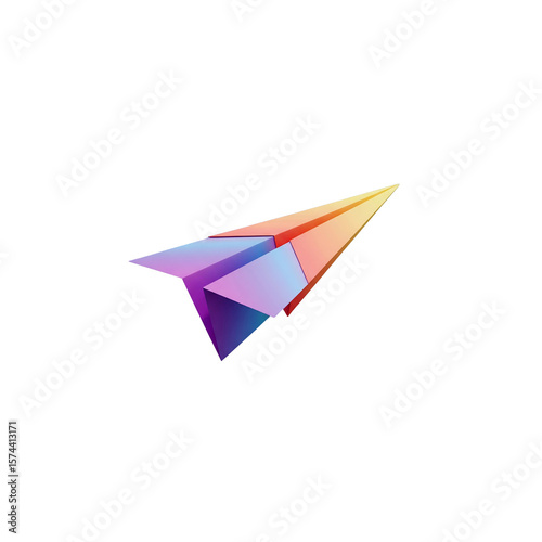 Iridescent Paper Airplane Soaring Through the Darkness Symbolizing Innovation and Future Tech Free Download Iridescent Paper Airplane Soaring Through the Darkness Symbolizing Innovation and Future Tech - GFXLoad