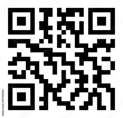 QR code icon transparent png. Vector