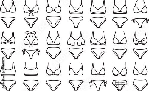 Bikini styles and swimsuit bottoms swimwear lingerie