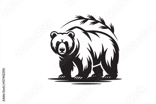 Realistic Bear Illustration in Black and White for Animal Design

Media Type: Vector