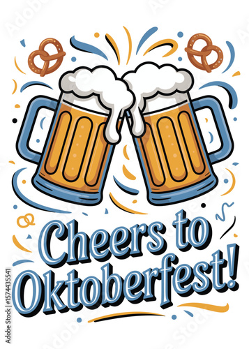 Oktoberfest Begins Quote Typography T-Shirt Design