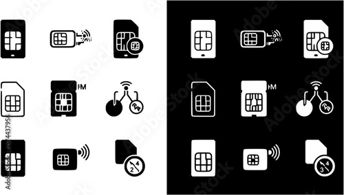 High resolution transparent Embedded SIM icon.
