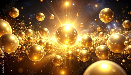 Golden spheres in space