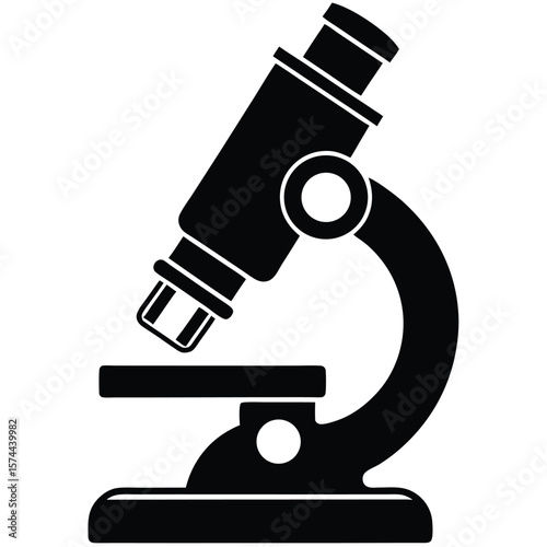Psychologist element isolated microscope on white background