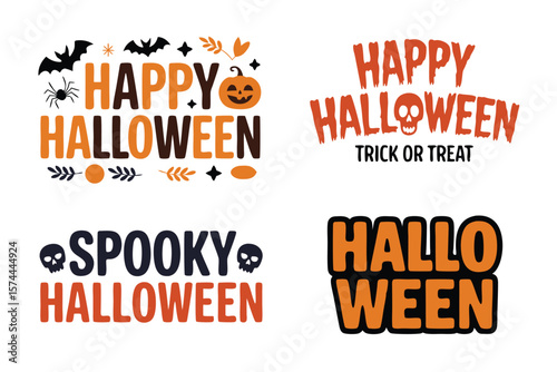 Halloween Graphics Festive Designs Featuring Bats, Pumpkins, Skulls, and Holiday Greetings for Spooky Celebrations