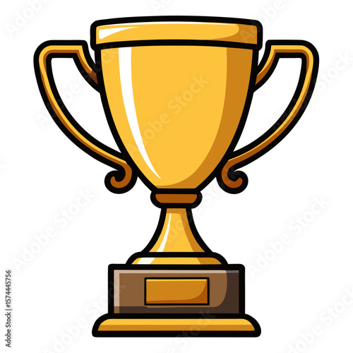 Gold Trophy Cup Icon