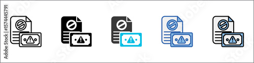 Black Money Single Pack Multistyle Illustration