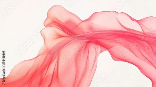 Abstract flowing lines in shades of red and orange create a dynamic artistic background  suitable