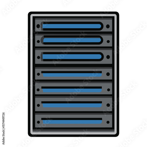 Server equipment provides information in isolated technology space