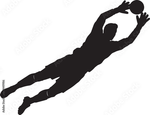  Soccer Game Silhouette