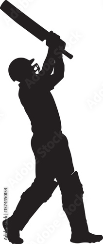 Cricket silhouette