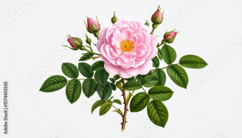 Delicate pink rose bouquet (1)