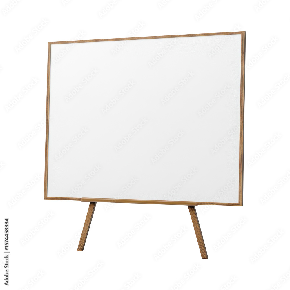 Blank billboard with wooden stand isolated on white background. Blank billboard with wooden stand isolated on white background.