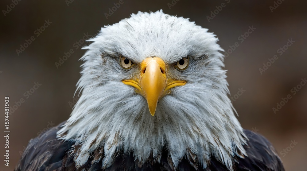 Obraz premium Close-up of an eagle's head (3)