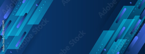 Abstract blue geometric design suitable for backgrounds, branding, web graphics, advertisements, packaging, and digital art projects requiring a modern aesthetic.